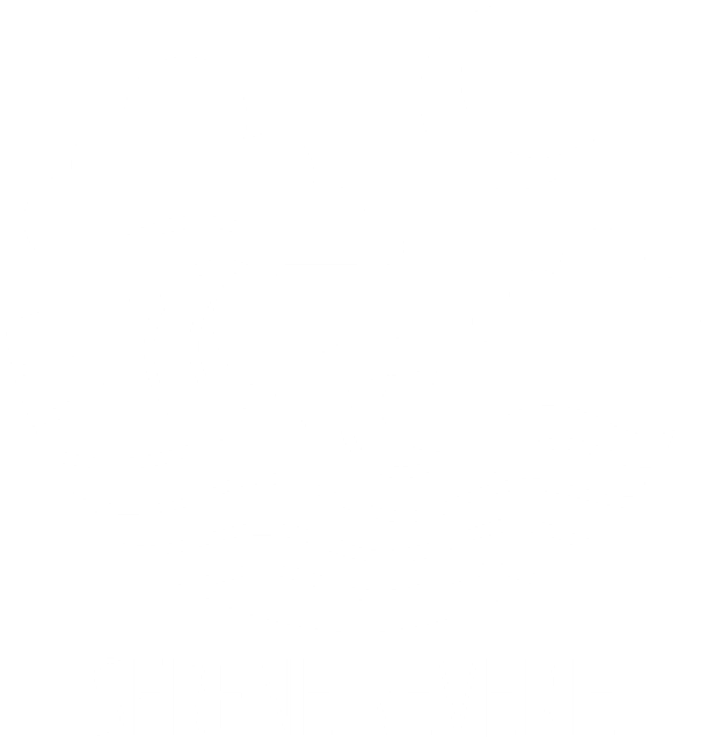 white serene reverie logo no background